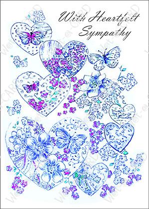 Sympathy Floral Butterfly