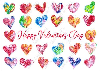 Valentine Coloured Hearts