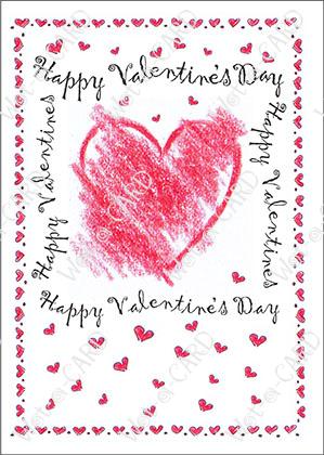 Valentine Scribble Heart