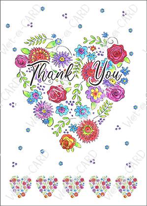 Thank You Flower Heart
