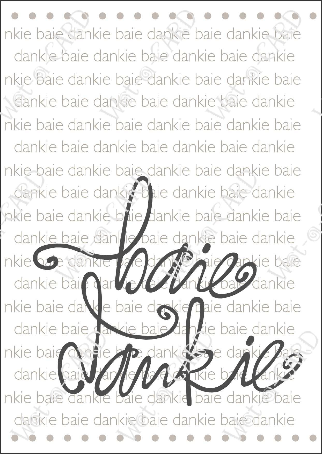 Dankie Script Charcoal