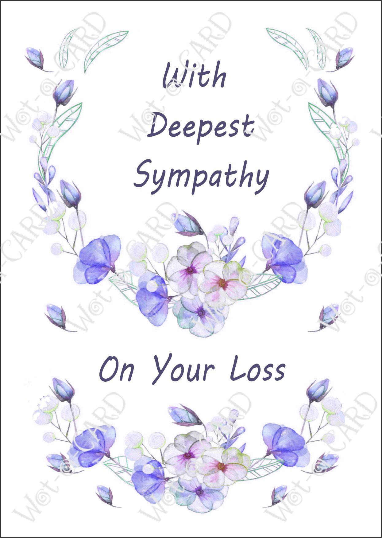 Sympathy Blue wreath